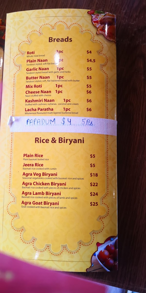 Menu Agra Sweets-6